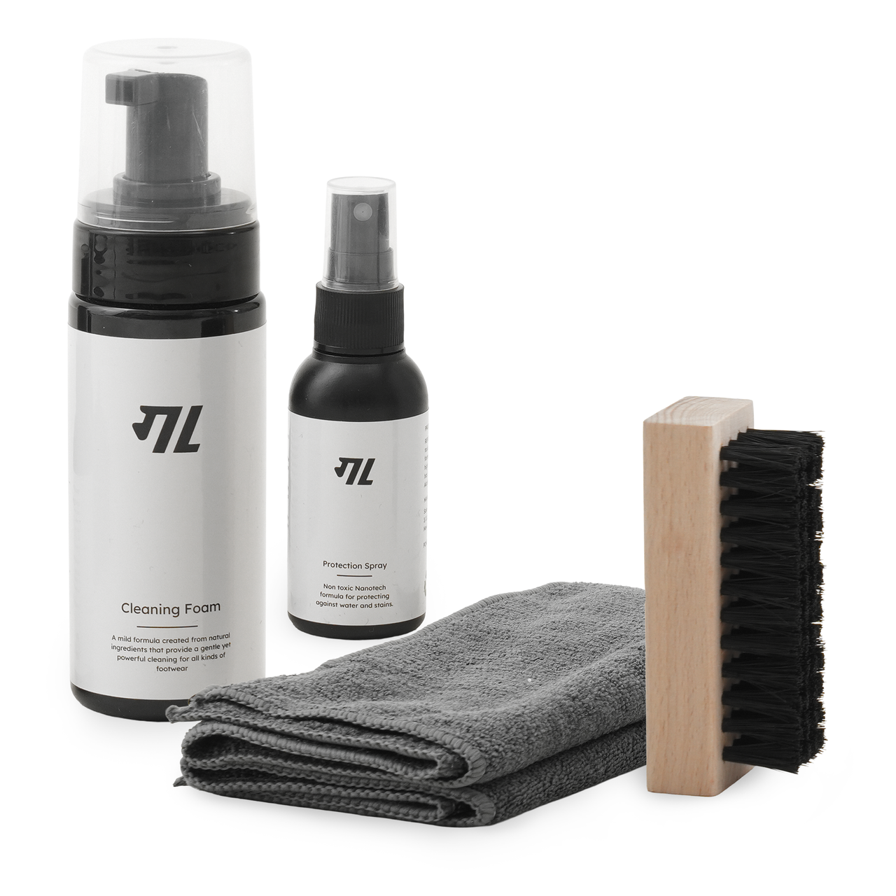 Rozana Care Kit - Cleaning Foam, Protection spray, Microfiber cloth, Brush
