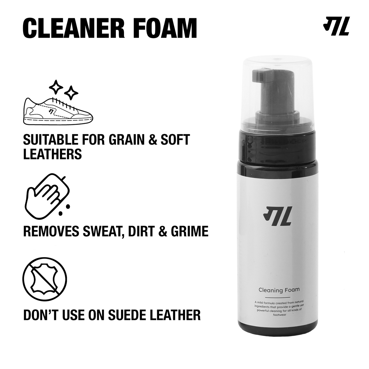 Full Power Care Kit - Cleaning Foam, Protection spray, Suede Renovator, Microfiber cloth, Brush